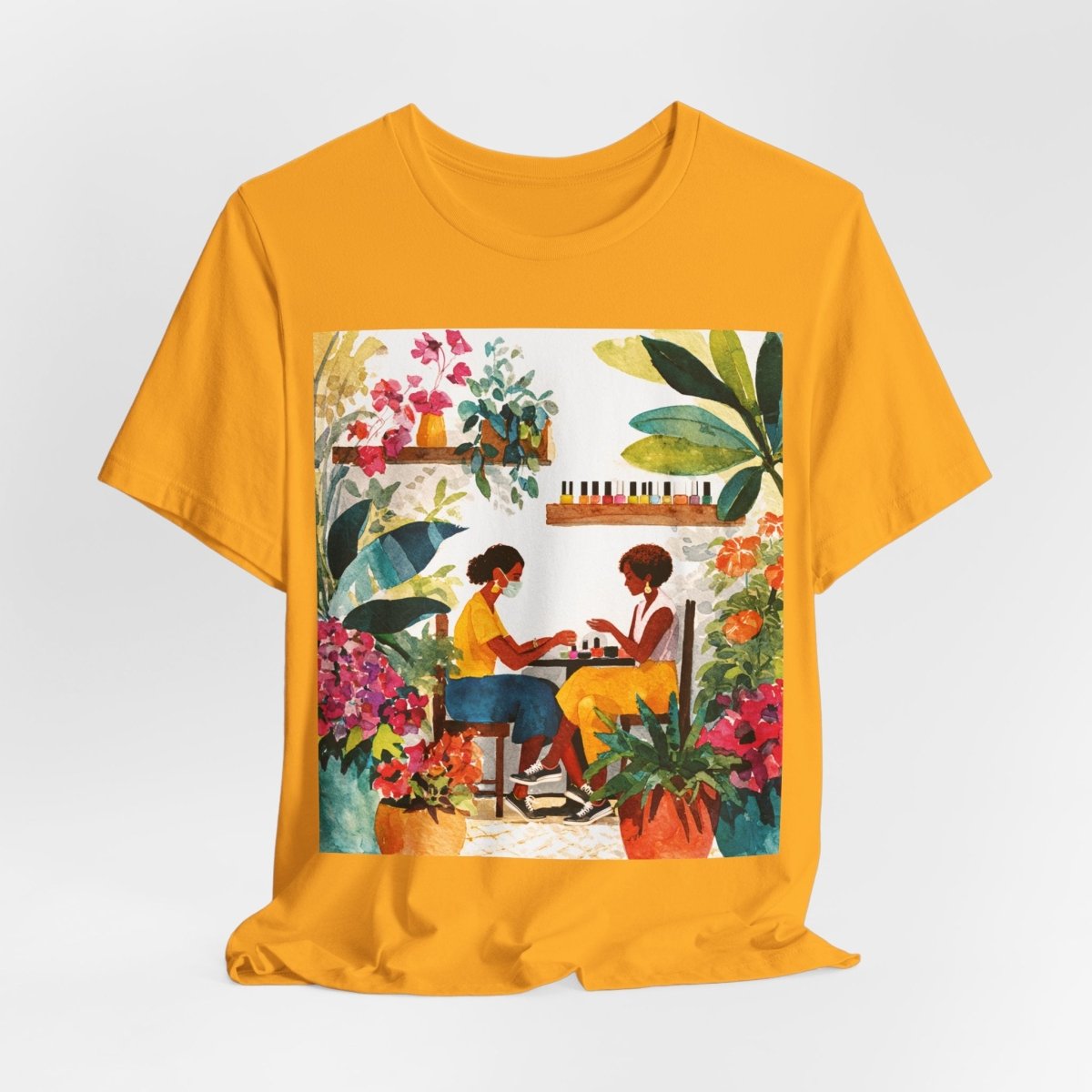 Black Owned Nail Shop Shirt - Afrocentric Art by The Trini Gee