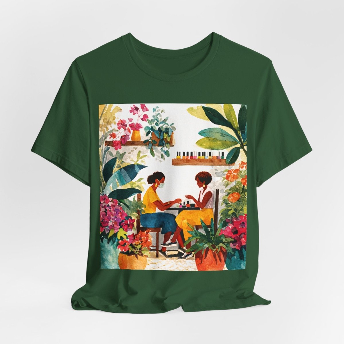 Black Owned Nail Shop Shirt - Afrocentric Art by The Trini Gee