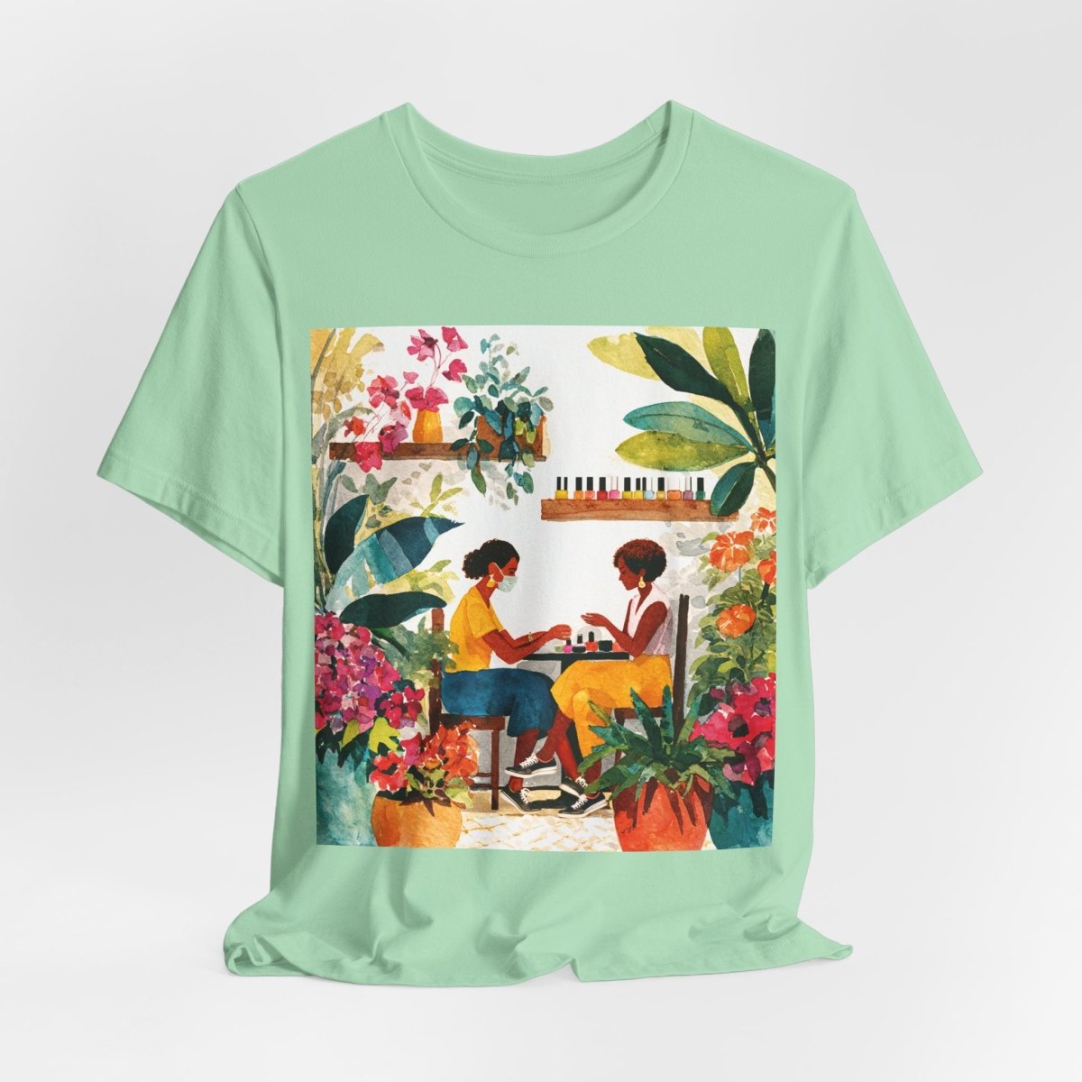 Black Owned Nail Shop Shirt - Afrocentric Art by The Trini Gee