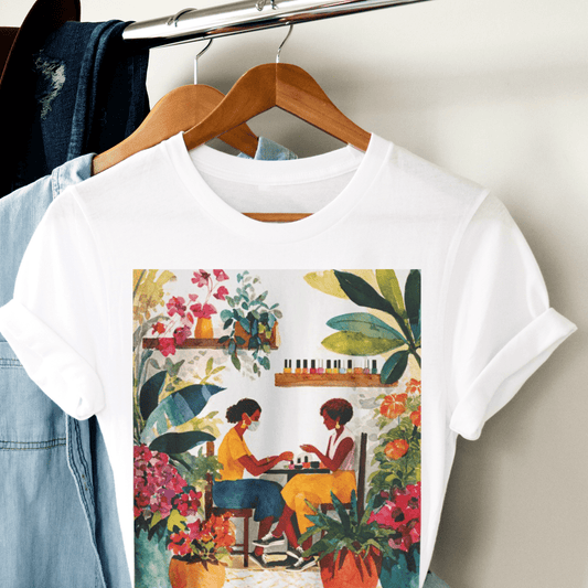 Black Owned Nail Shop Shirt - Afrocentric Art by The Trini Gee