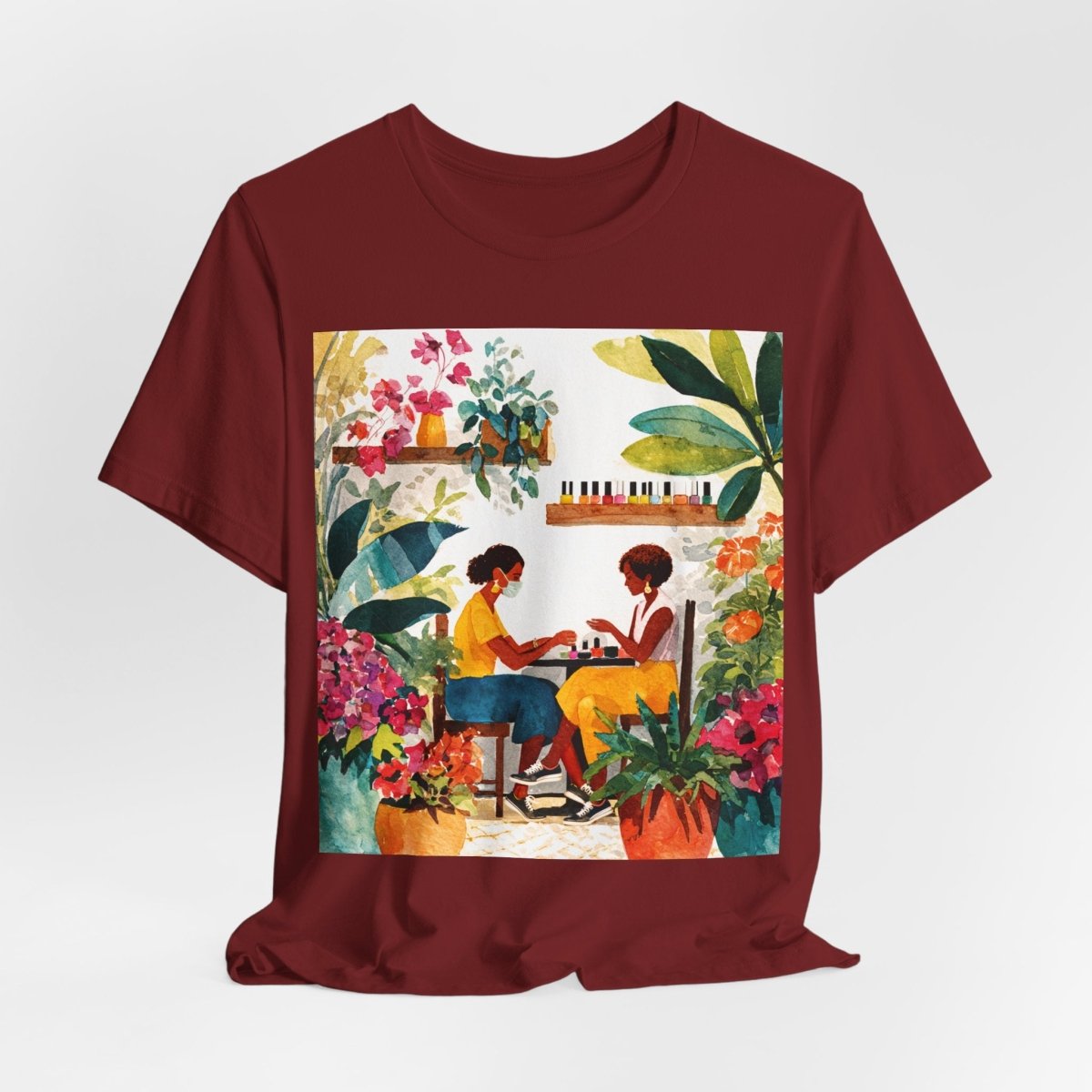 Black Owned Nail Shop Shirt - Afrocentric Art by The Trini Gee