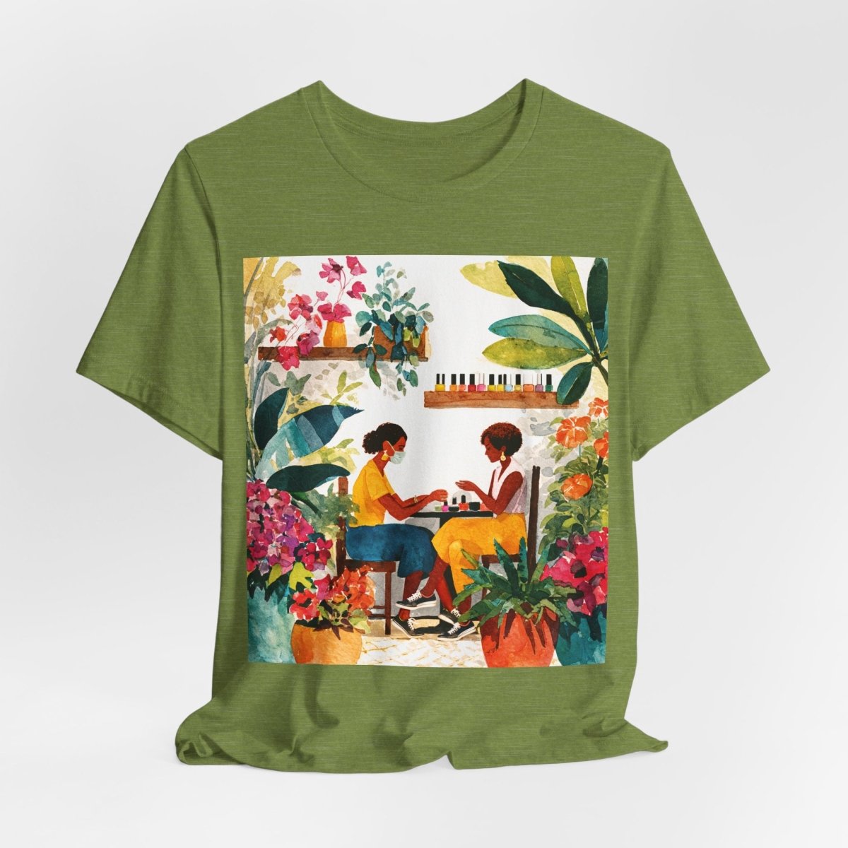 Black Owned Nail Shop Shirt - Afrocentric Art by The Trini Gee