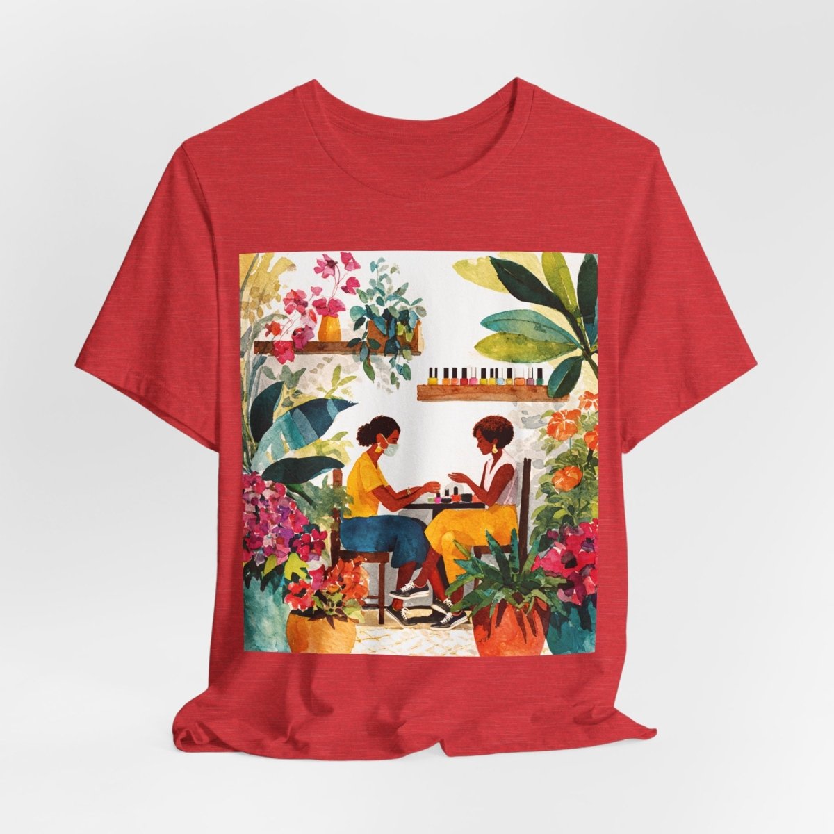 Black Owned Nail Shop Shirt - Afrocentric Art by The Trini Gee