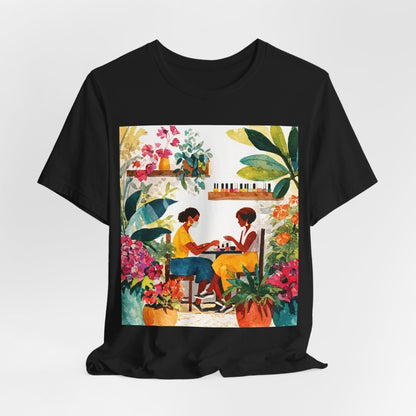 Black Owned Nail Shop Shirt - Afrocentric Art by The Trini Gee
