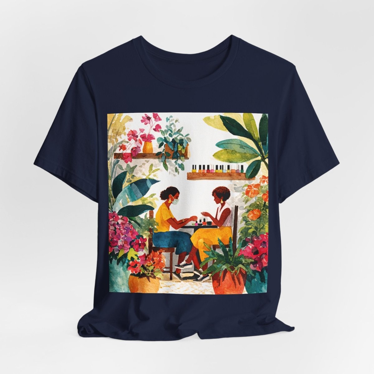 Black Owned Nail Shop Shirt - Afrocentric Art by The Trini Gee
