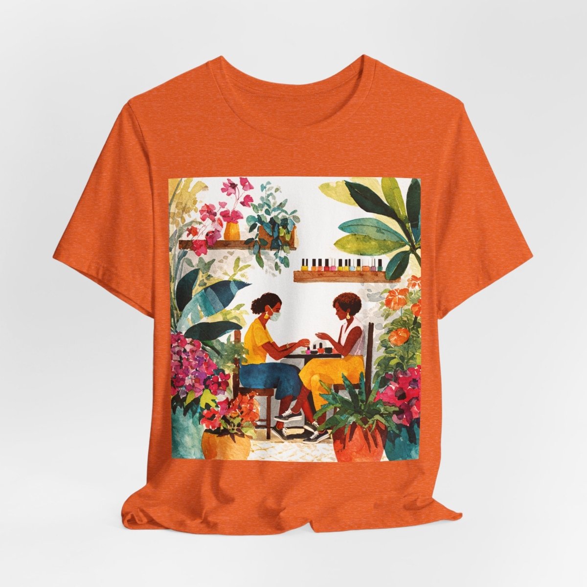 Black Owned Nail Shop Shirt - Afrocentric Art by The Trini Gee