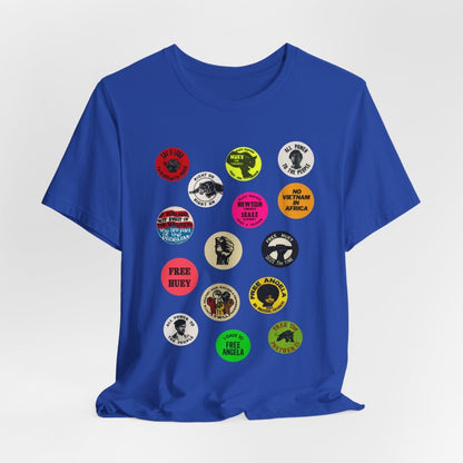 Black Panther Party Political Buttons Shirt - The Trini Gee