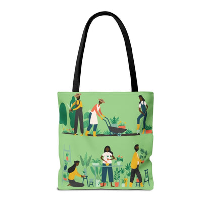 Black People Plant Tote Bag - Afrocentric Art by The Trini Gee