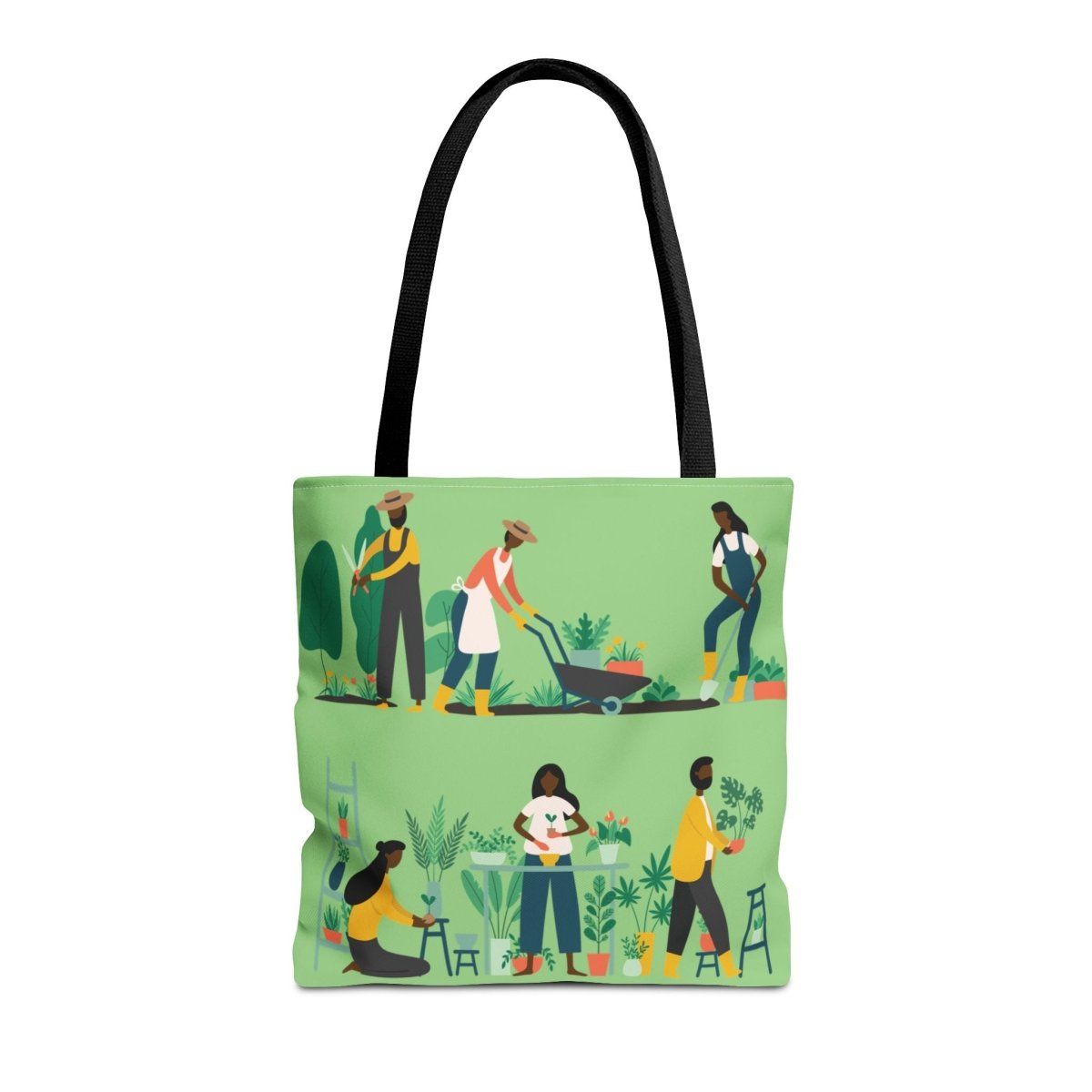 Black People Plant Tote Bag - Afrocentric Art by The Trini Gee