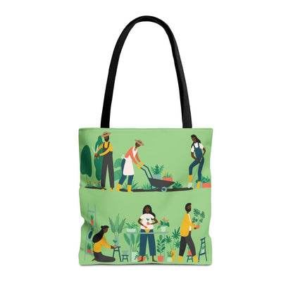 Black People Plant Tote Bag - Afrocentric Art by The Trini Gee