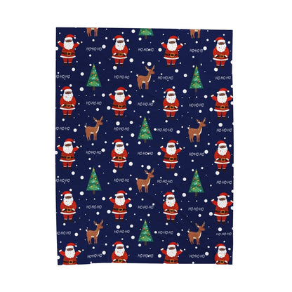 Black Santa Throw Blanket - The Trini Gee
