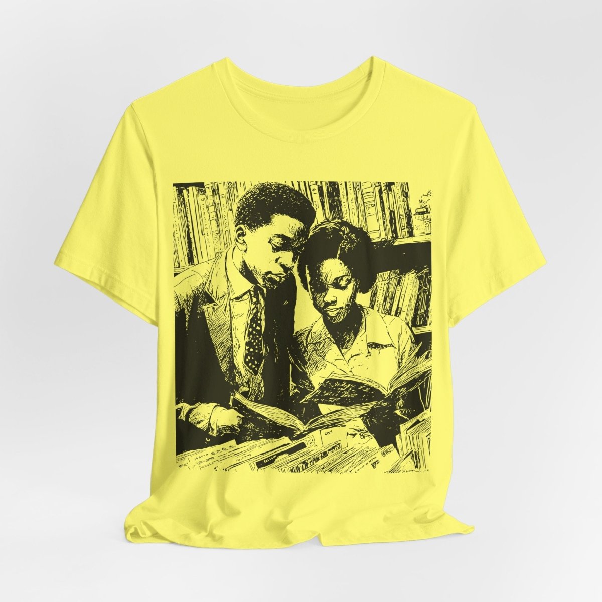 Black Scholars Reading Shirt - Afrocentric Art by The Trini Gee