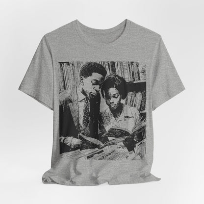 Black Scholars Reading Shirt - Afrocentric Art by The Trini Gee