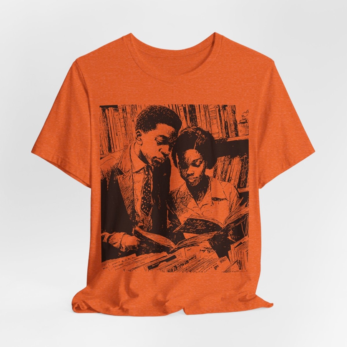 Black Scholars Reading Shirt - Afrocentric Art by The Trini Gee