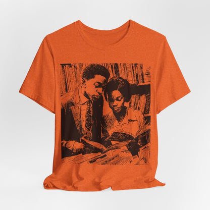 Black Scholars Reading Shirt - Afrocentric Art by The Trini Gee