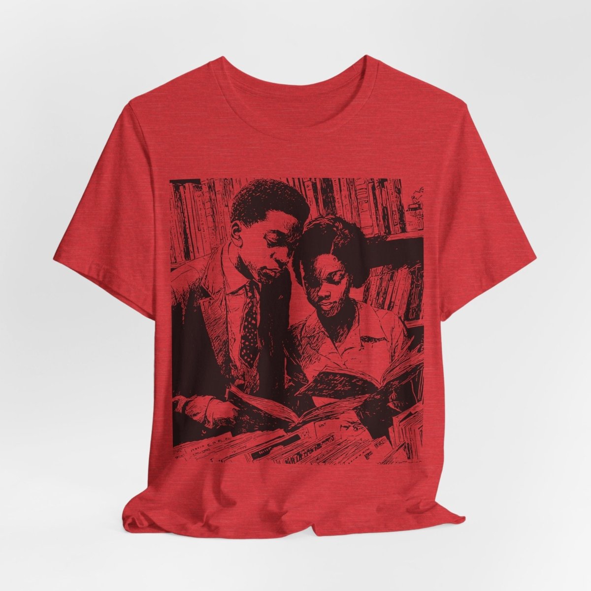 Black Scholars Reading Shirt - Afrocentric Art by The Trini Gee