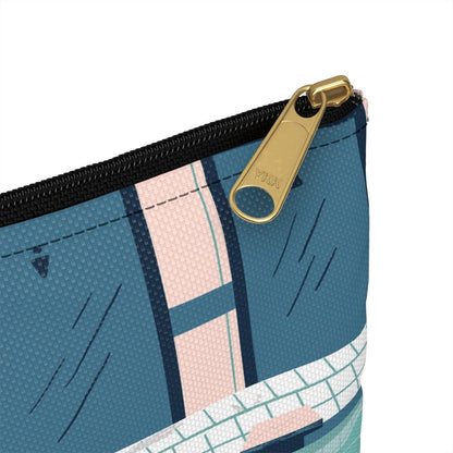 Black Swimmers Accessory Pouch - Afrocentric Art by The Trini Gee