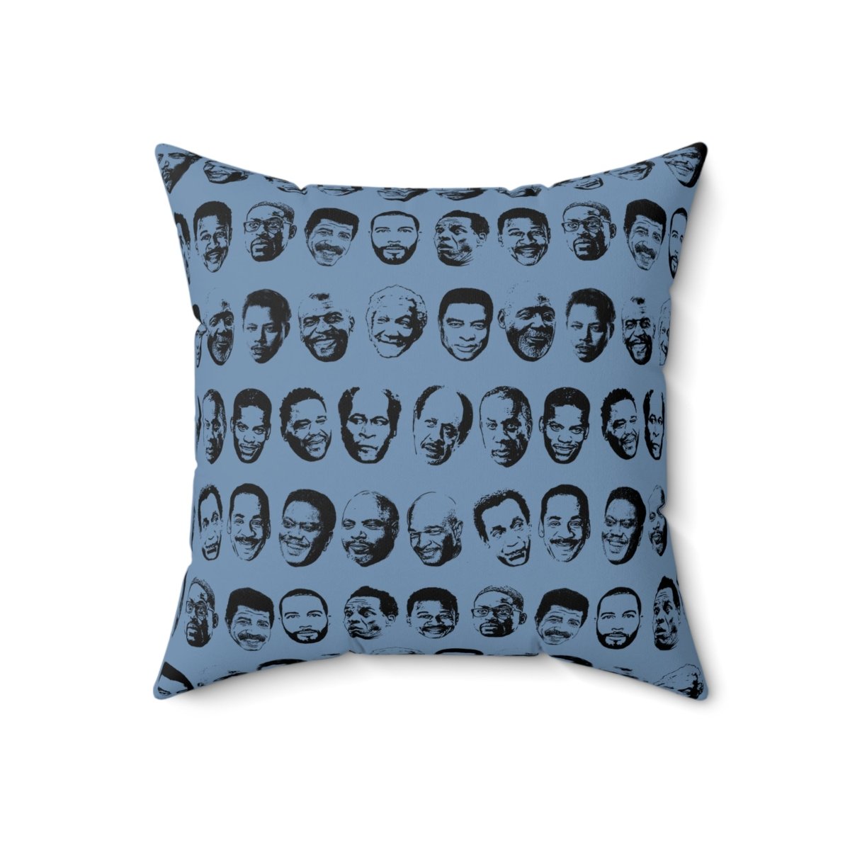 Black TV Dads Pillow - Afrocentric Art by The Trini Gee