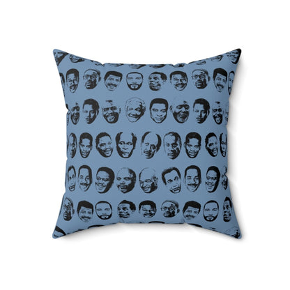 Black TV Dads Pillow - Afrocentric Art by The Trini Gee