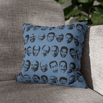 Black TV Dads Pillow - Afrocentric Art by The Trini Gee