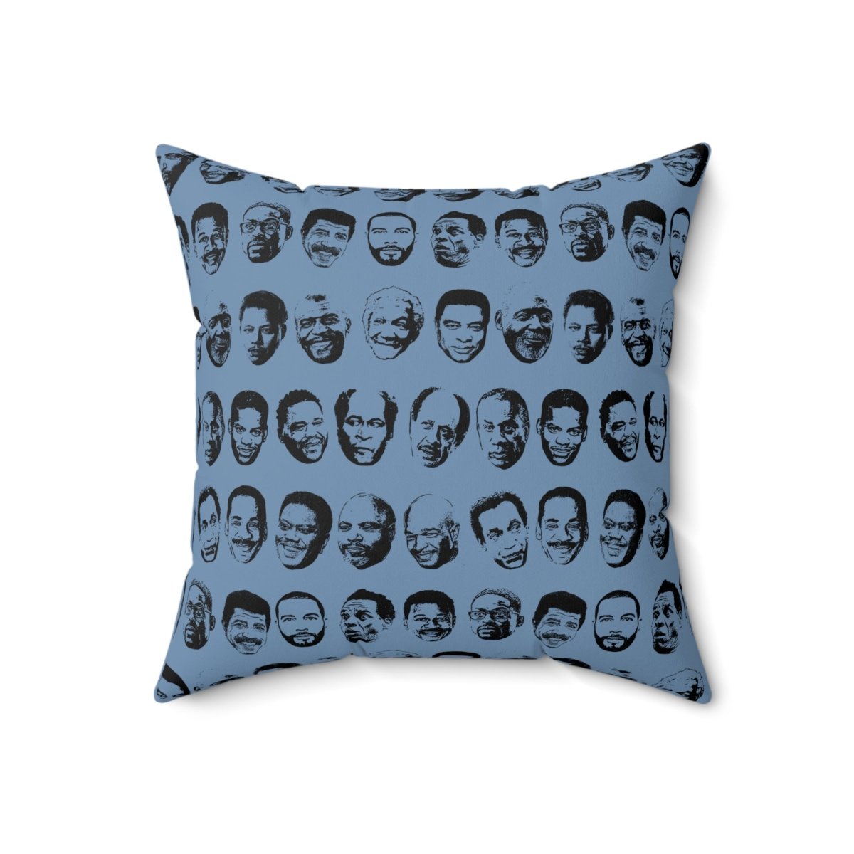 Black TV Dads Pillow - Afrocentric Art by The Trini Gee