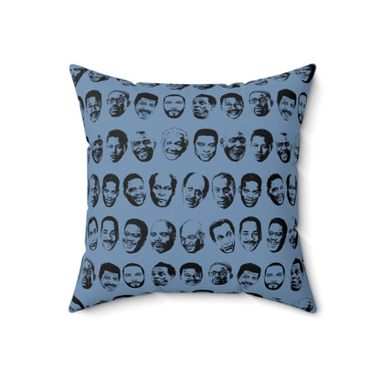 Black TV Dads Pillow - Afrocentric Art by The Trini Gee