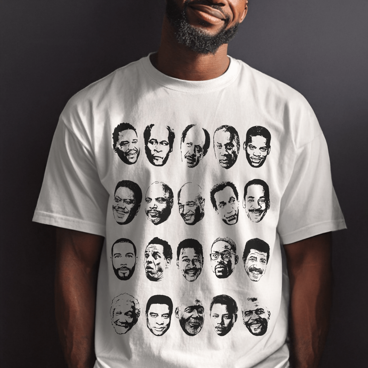 Black TV Dads Shirt - Afrocentric Art by The Trini Gee