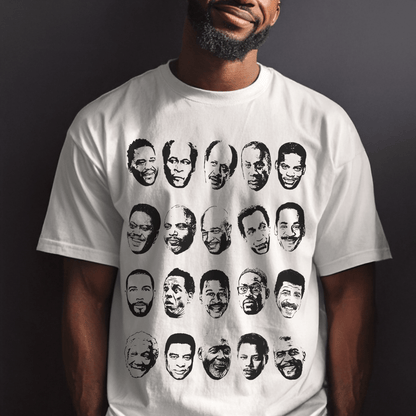 Black TV Dads Shirt - Afrocentric Art by The Trini Gee