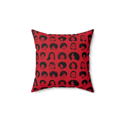 Black TV Moms Pillow - Afrocentric Art by The Trini Gee