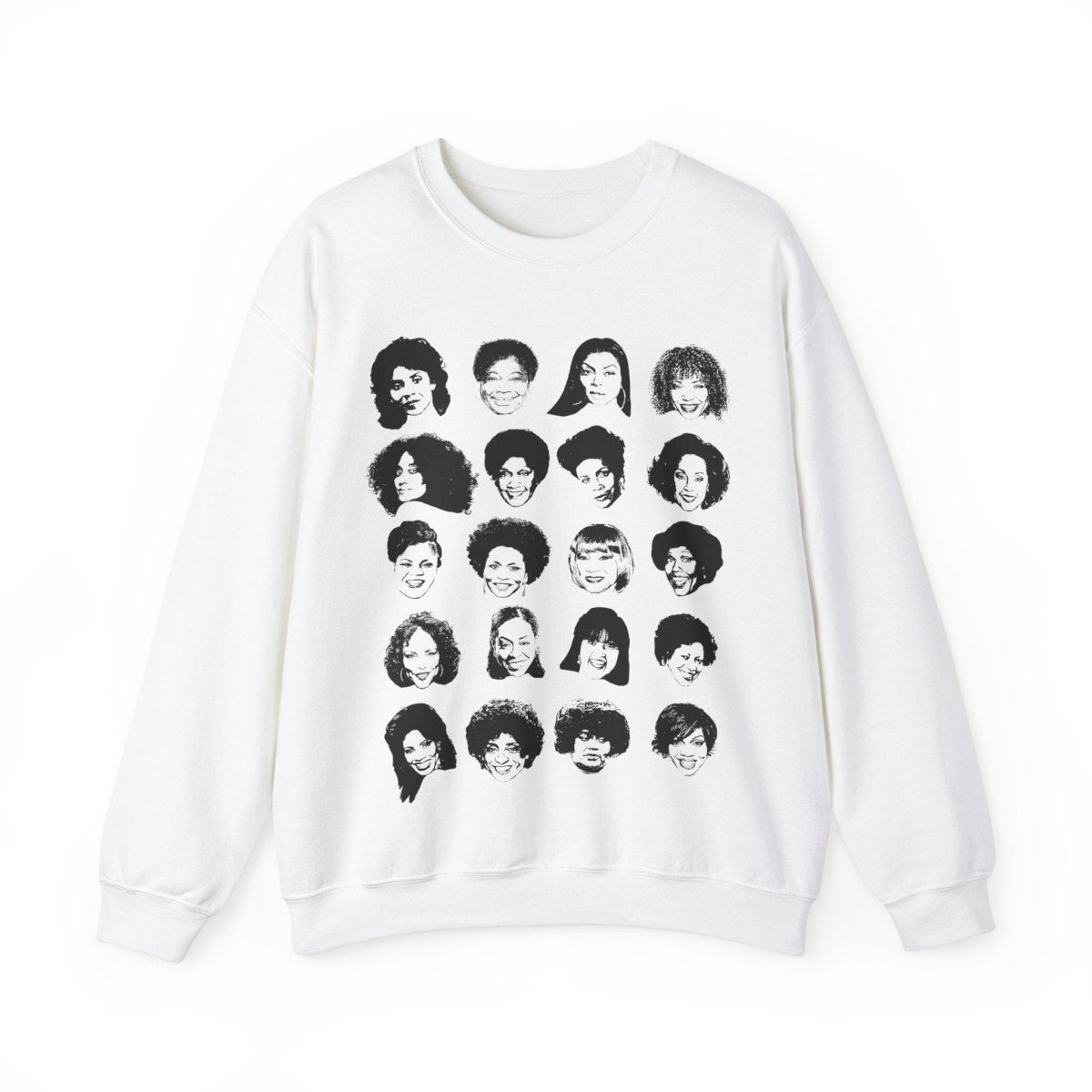 Black TV Moms Sweatshirt - Afrocentric Art by The Trini Gee