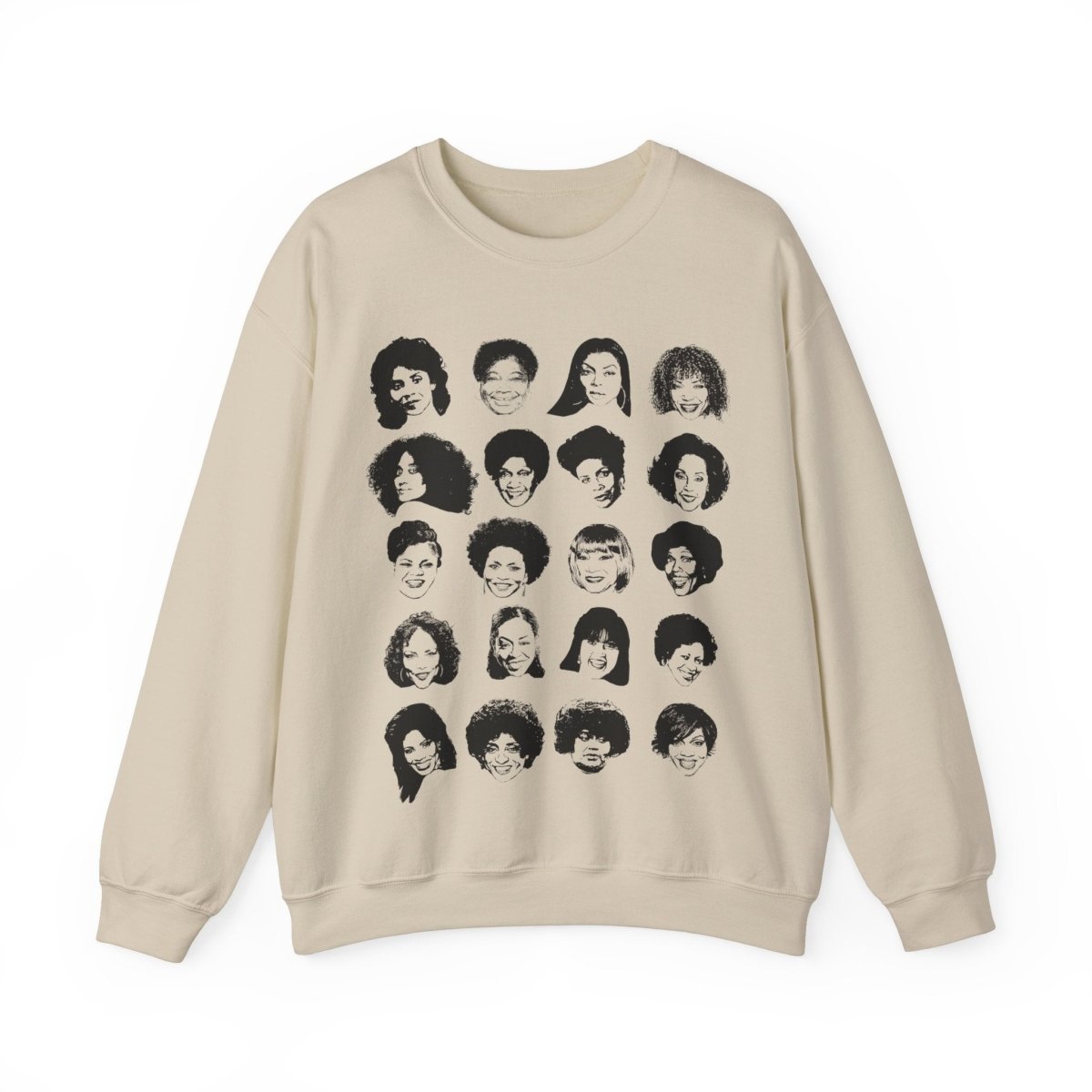 Black TV Moms Sweatshirt - Afrocentric Art by The Trini Gee