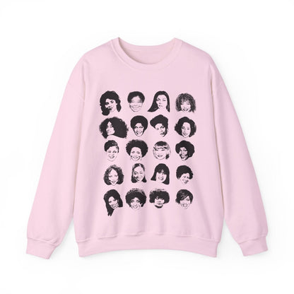 Black TV Moms Sweatshirt - Afrocentric Art by The Trini Gee