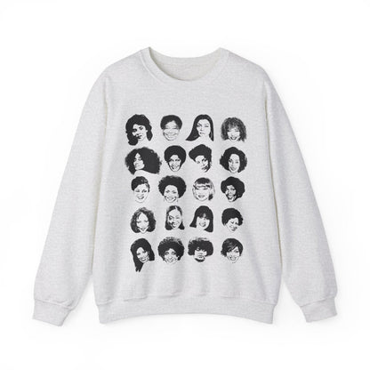 Black TV Moms Sweatshirt - Afrocentric Art by The Trini Gee