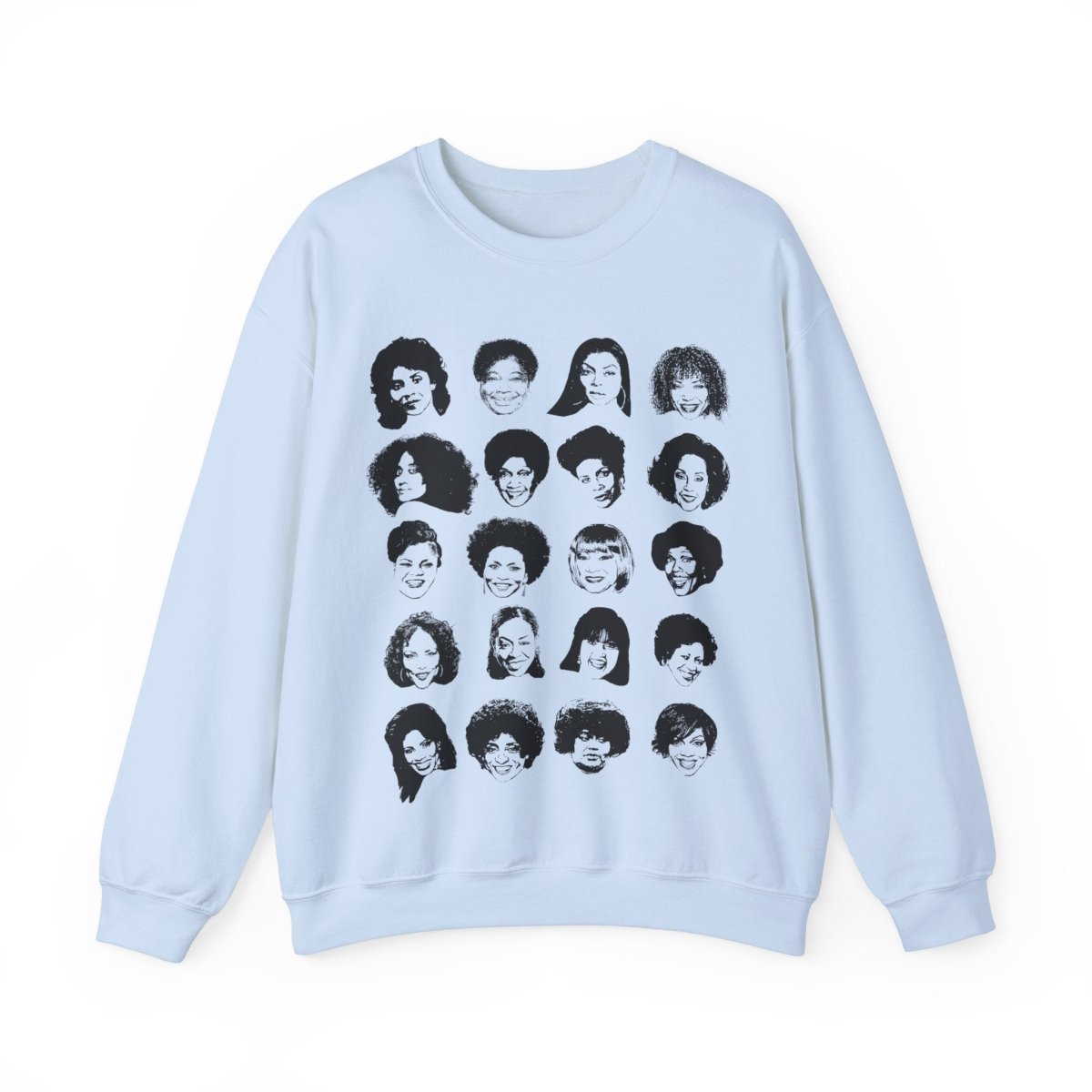 Black TV Moms Sweatshirt - Afrocentric Art by The Trini Gee