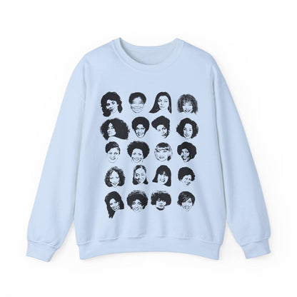 Black TV Moms Sweatshirt - Afrocentric Art by The Trini Gee