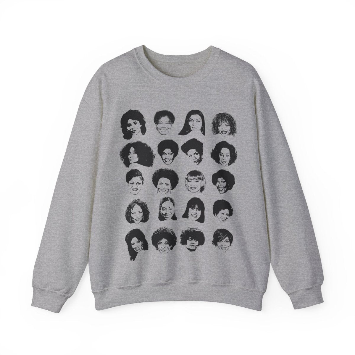 Black TV Moms Sweatshirt - Afrocentric Art by The Trini Gee