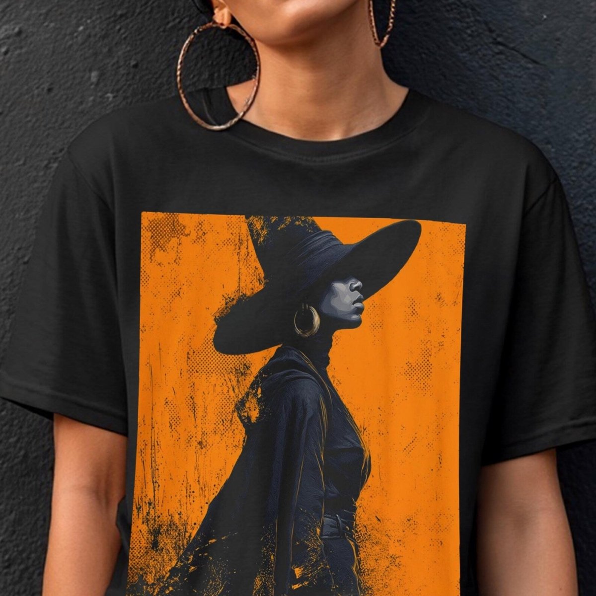 Black Witch Shirt - Afrocentric Art by The Trini Gee