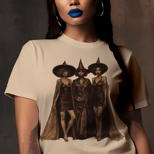 Black Witches Shirt - Afrocentric Art by The Trini Gee