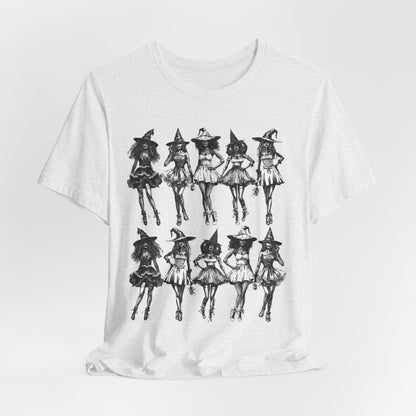 Black Witches Sketch Shirt - The Trini Gee