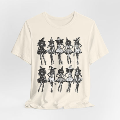 Black Witches Sketch Shirt - The Trini Gee
