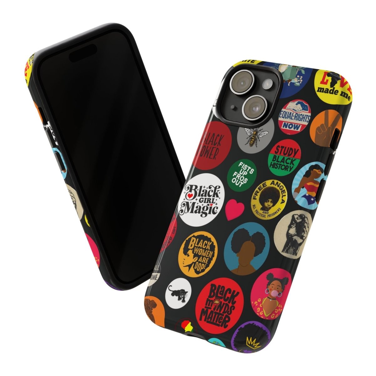 Black Woman Empowerment Phone Case - Afrocentric Art by The Trini Gee