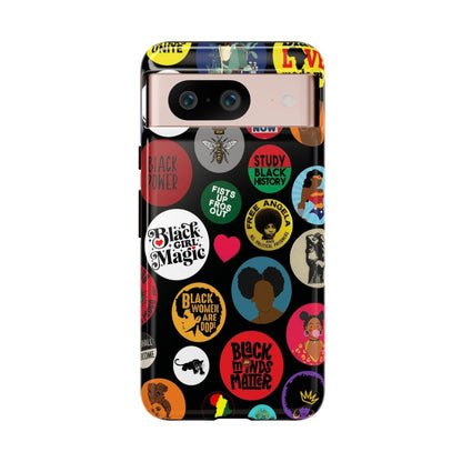 Black Woman Empowerment Phone Case - Afrocentric Art by The Trini Gee