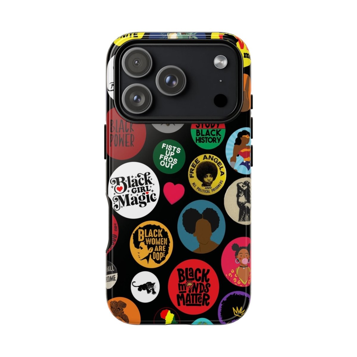 Black Woman Empowerment Phone Case - Afrocentric Art by The Trini Gee