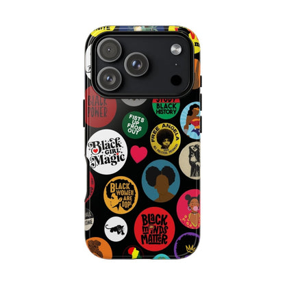Black Woman Empowerment Phone Case - Afrocentric Art by The Trini Gee