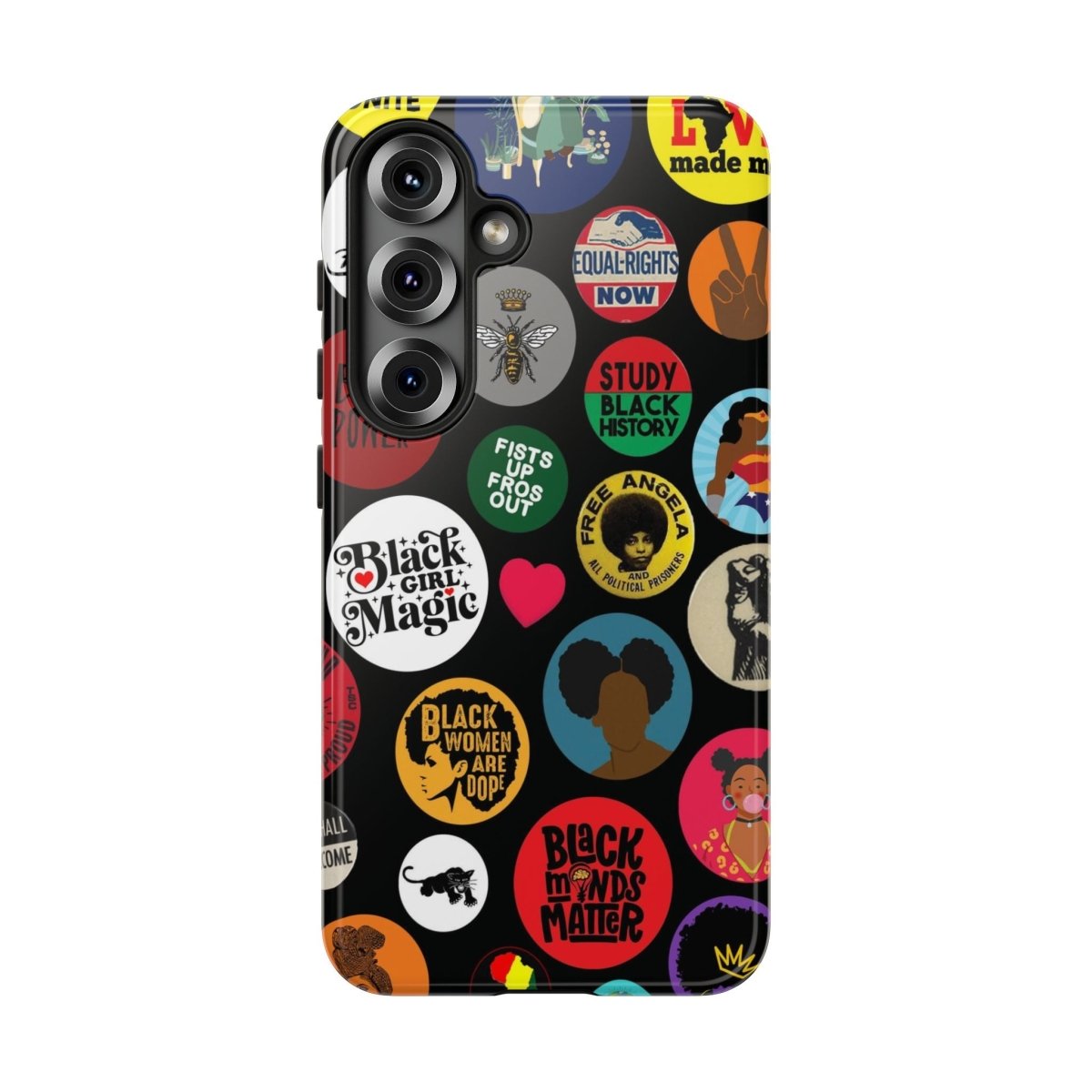 Black Woman Empowerment Phone Case - Afrocentric Art by The Trini Gee