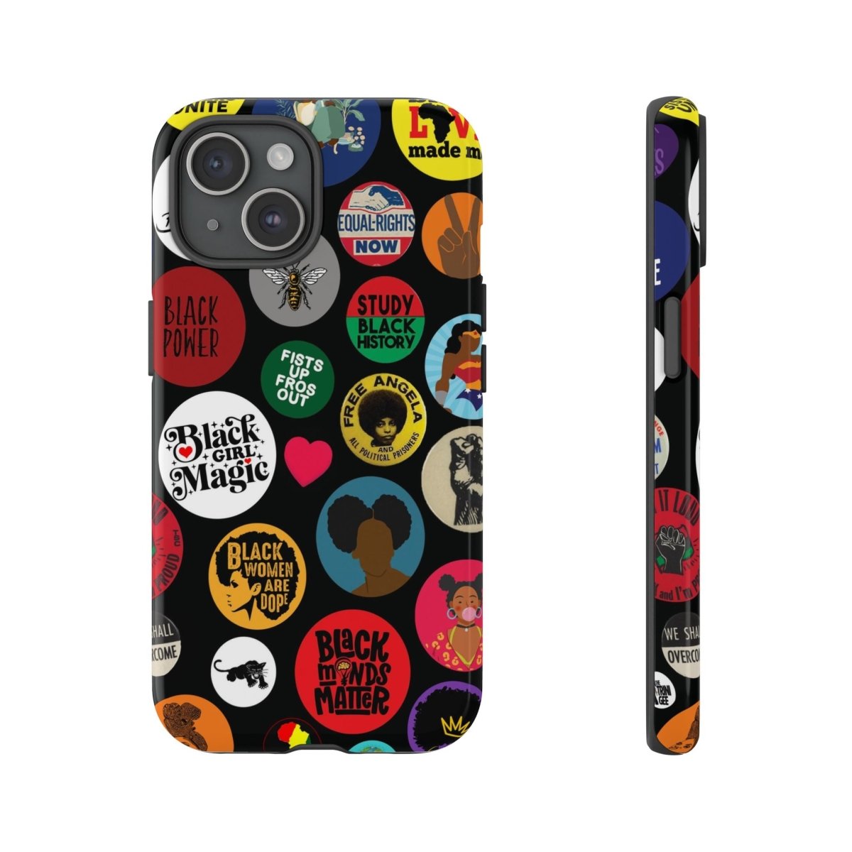 Black Woman Empowerment Phone Case - Afrocentric Art by The Trini Gee
