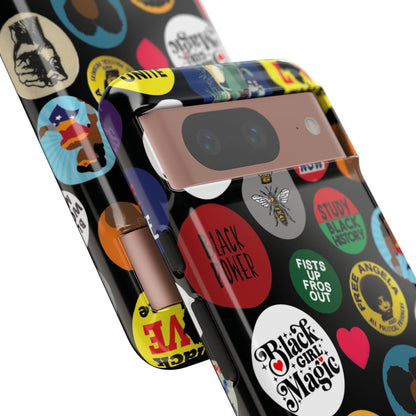 Black Woman Empowerment Phone Case - Afrocentric Art by The Trini Gee