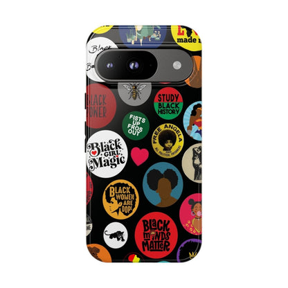 Black Woman Empowerment Phone Case - Afrocentric Art by The Trini Gee