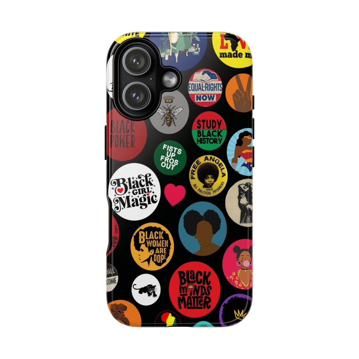Black Woman Empowerment Phone Case - Afrocentric Art by The Trini Gee