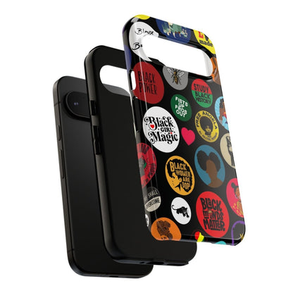 Black Woman Empowerment Phone Case - Afrocentric Art by The Trini Gee